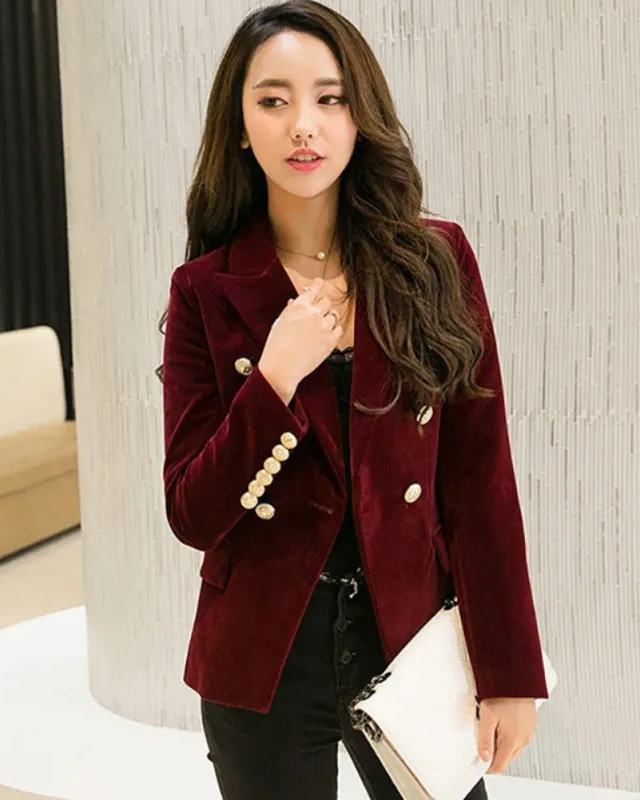 Pankh Maricia Velvet blazer