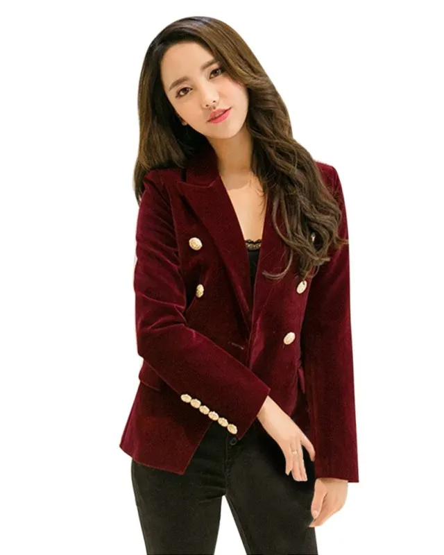 Pankh Maricia Velvet blazer