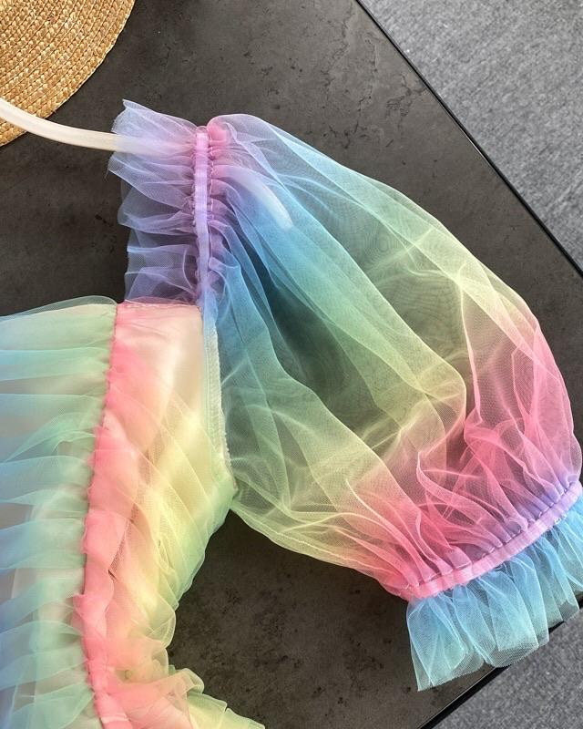 Rainbow on my Mind blouse