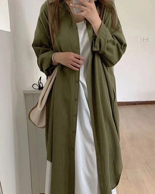 Pankh Myla Cotton Loose Style Long Shirt