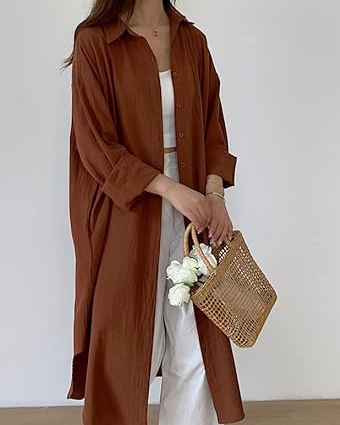 Pankh Myla Cotton Loose Style Long Shirt