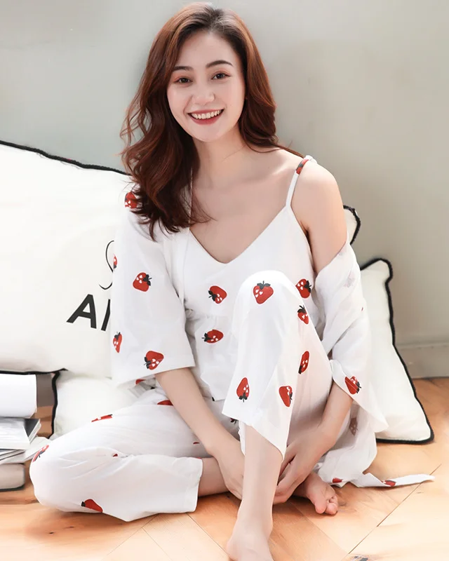 5 piece cotton night suit set sale