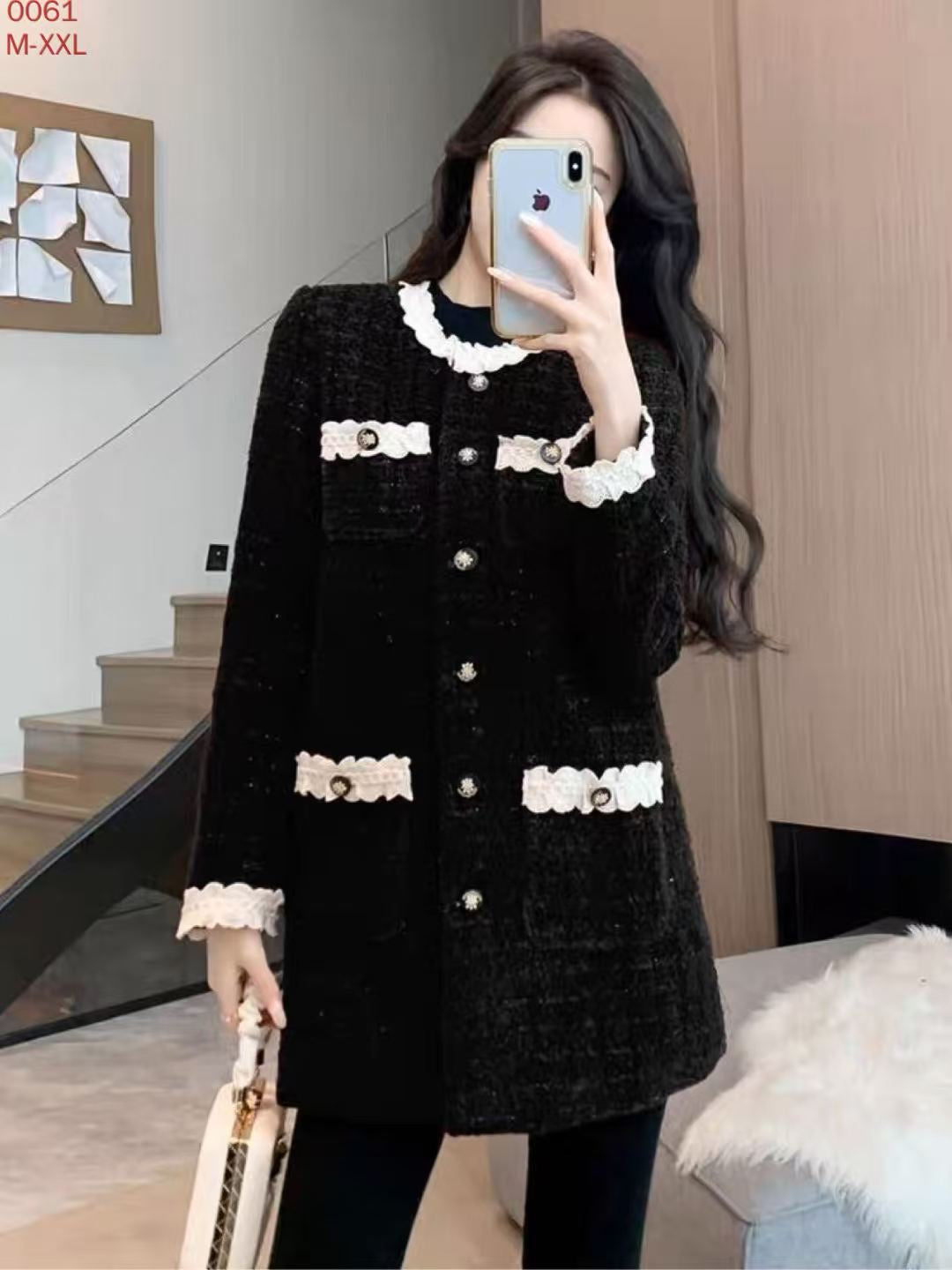 Pankh Archer Formal Tweed Short Wonter Dress