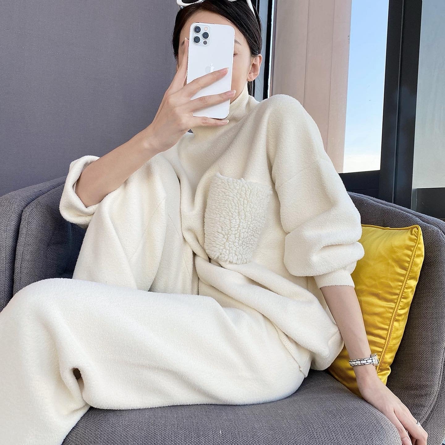 Pankh Russel Premium Wool luxury Muzzy Coord