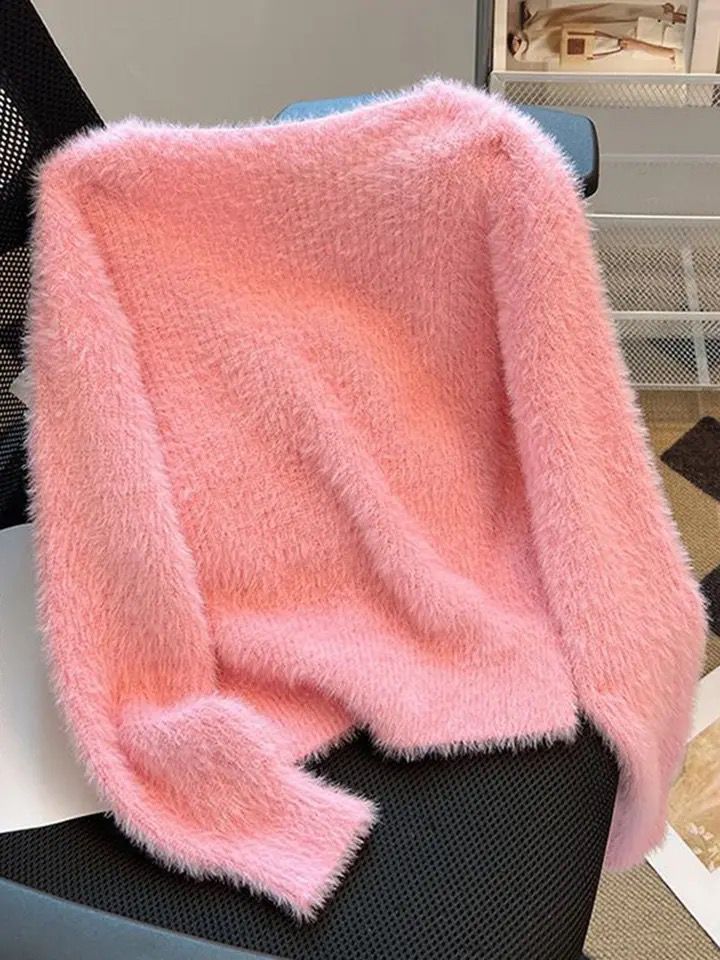 Pankh Kalena Soft Wool Open Sweater Top with Studded Brooch