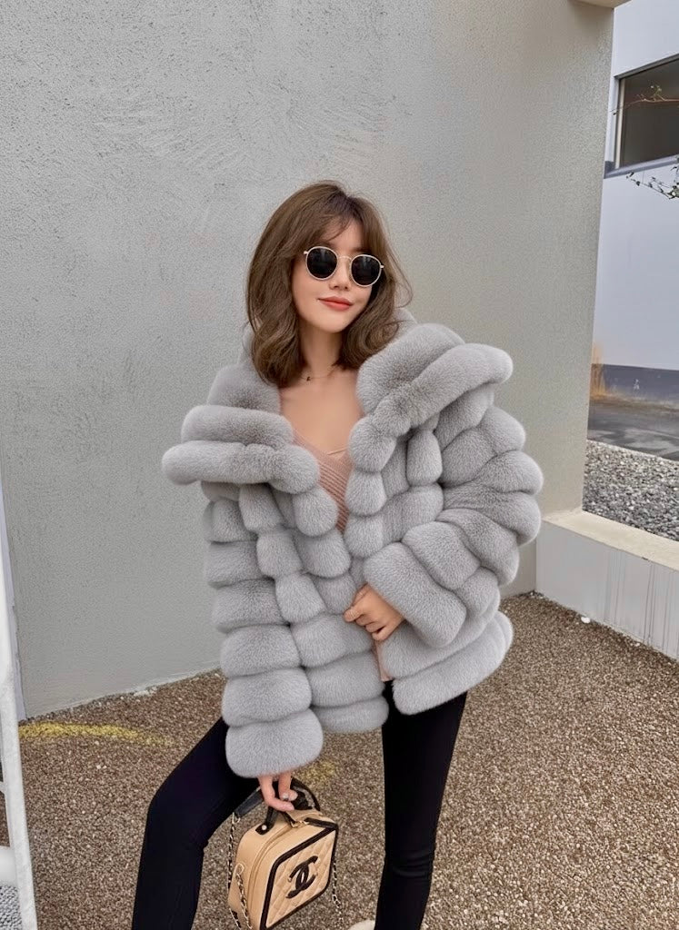 Pankh Zigly Cozy High Quality Soft and Warm Fur Coat