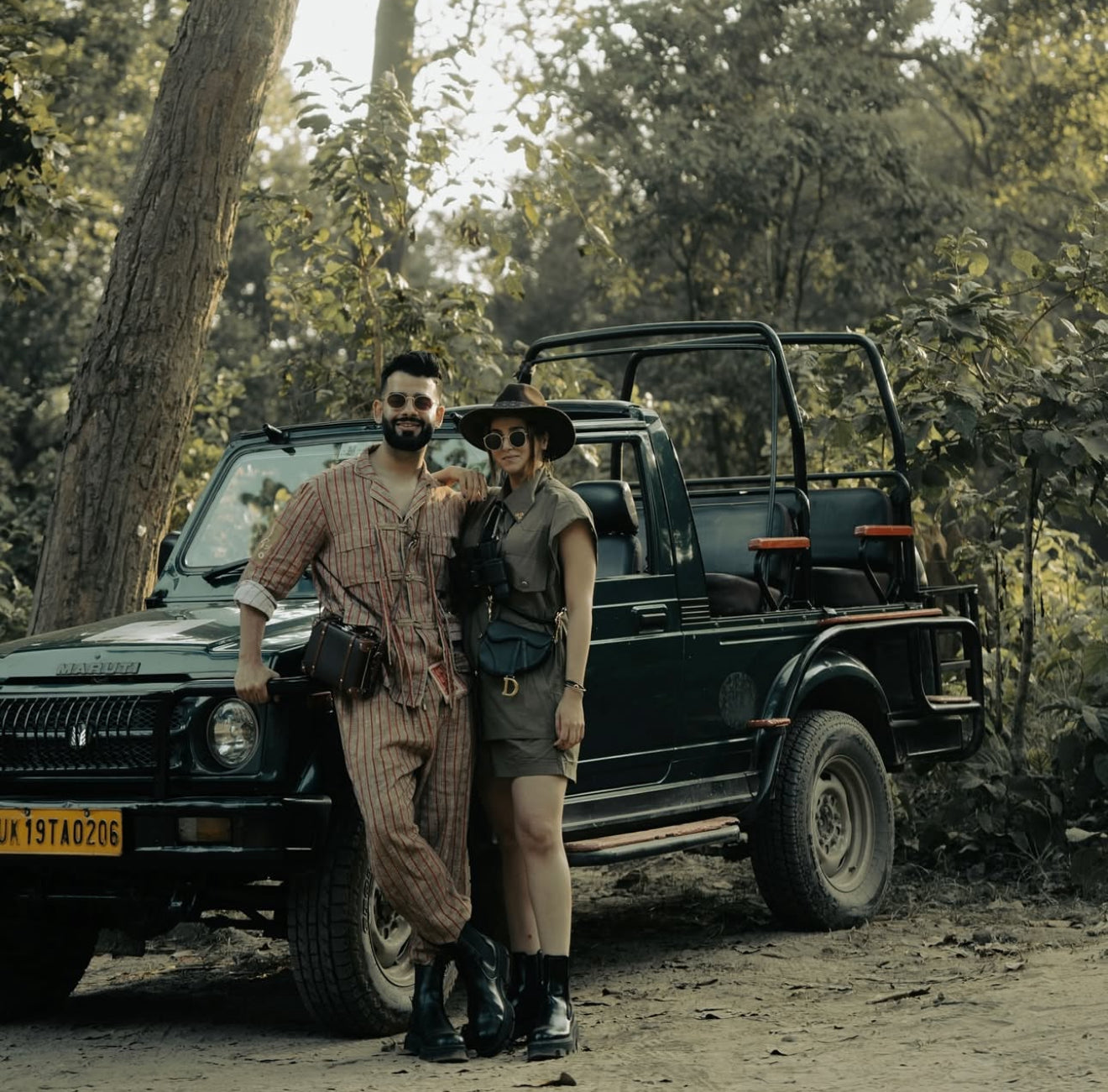 Pankh Huxley Luxe Oversized Shoulder Padded Shirt & Shorts Set