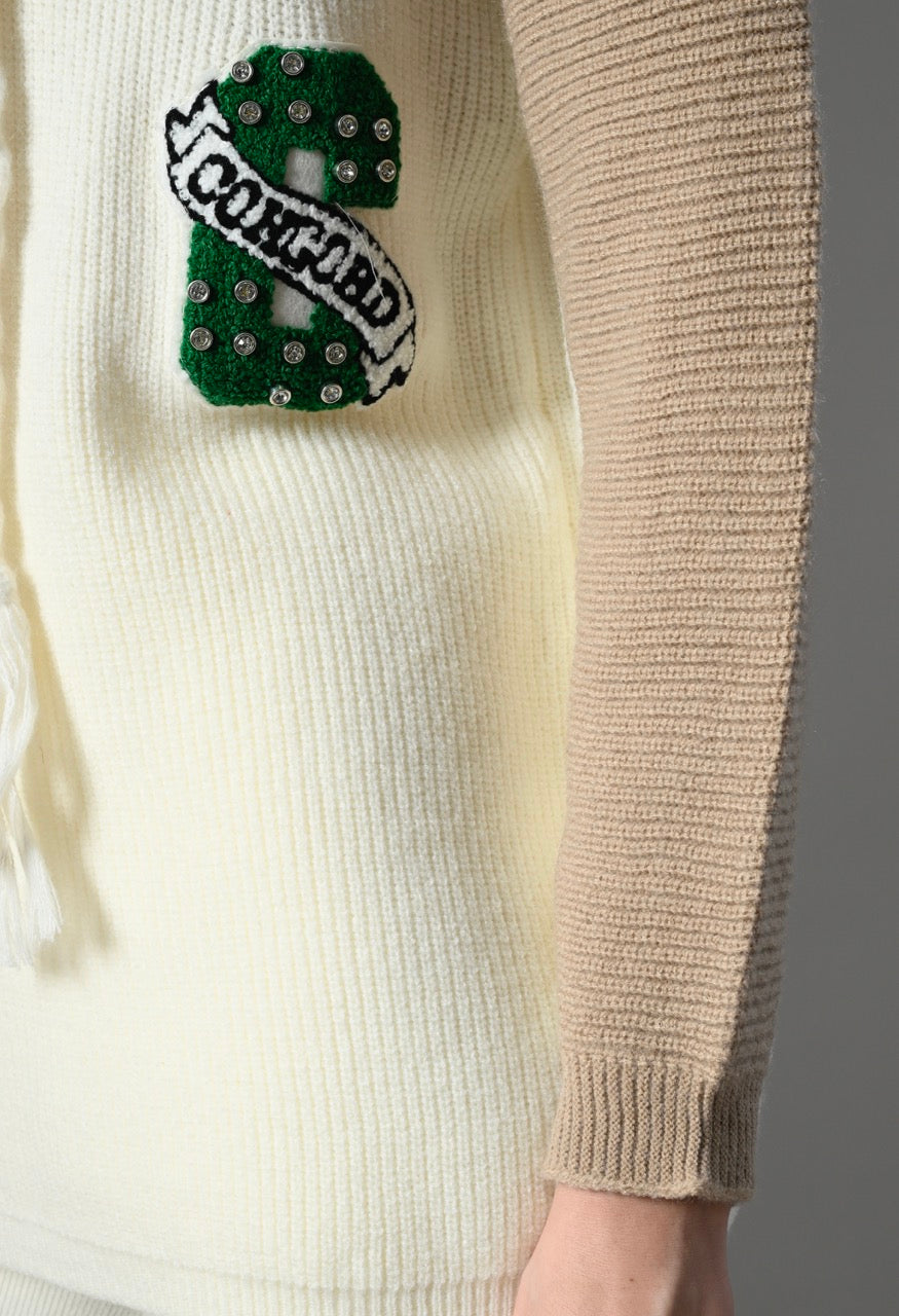 Pankh Oslo Knit Wool Hoodie Mini Dress/Top