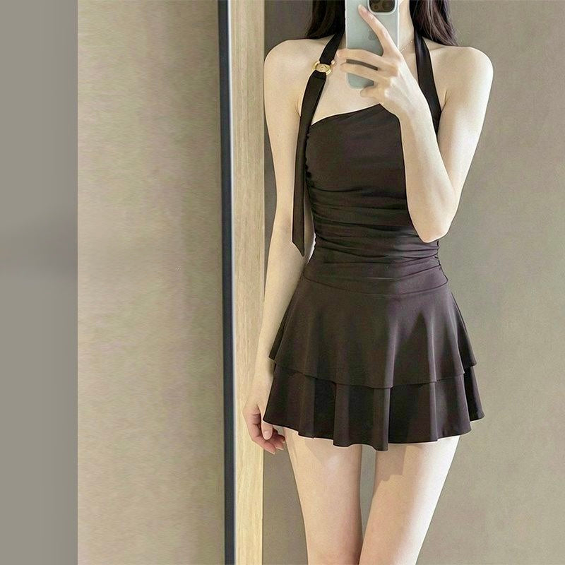 Pankh Fairbanks Modest Padded Swimsuit Dress
