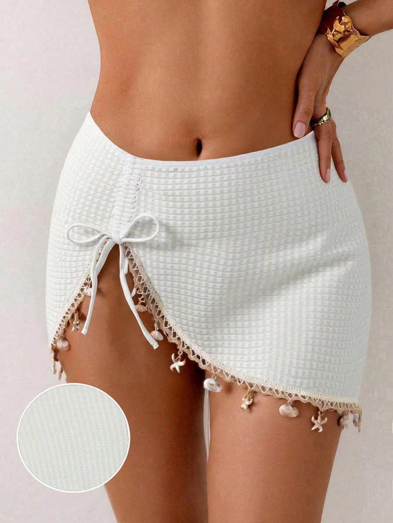 Pankh Avaari Sheel Padded Monokini & Short Skirt Set