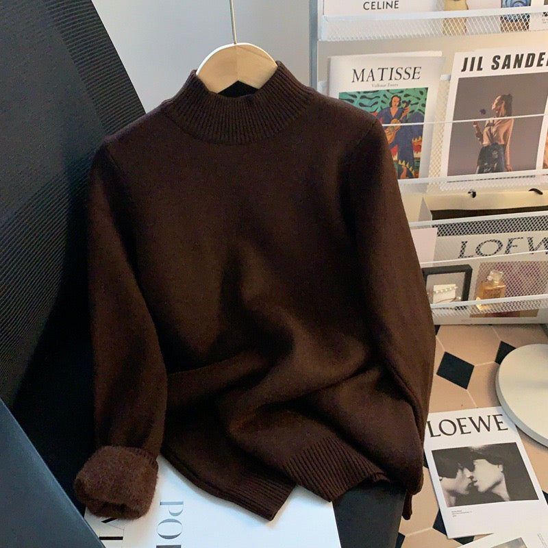 Pankh Loteto Luxe Fleece Lining Warm Pullover Winter Pullover Top