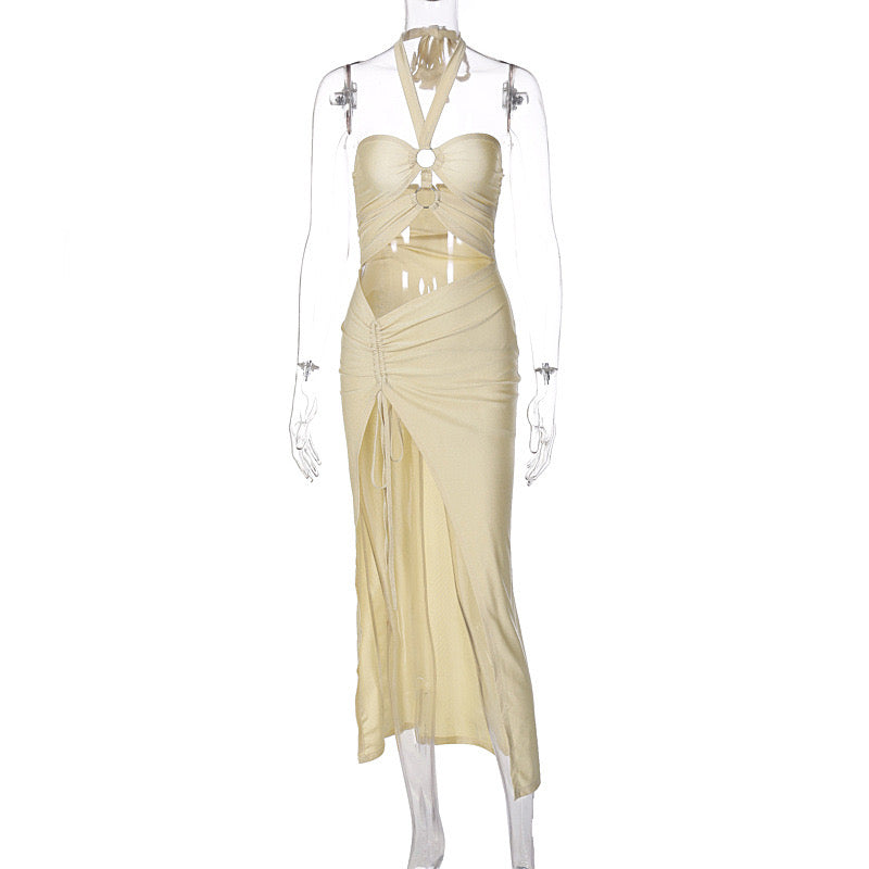 Pankh Aasya Ruched Bodycon Dress