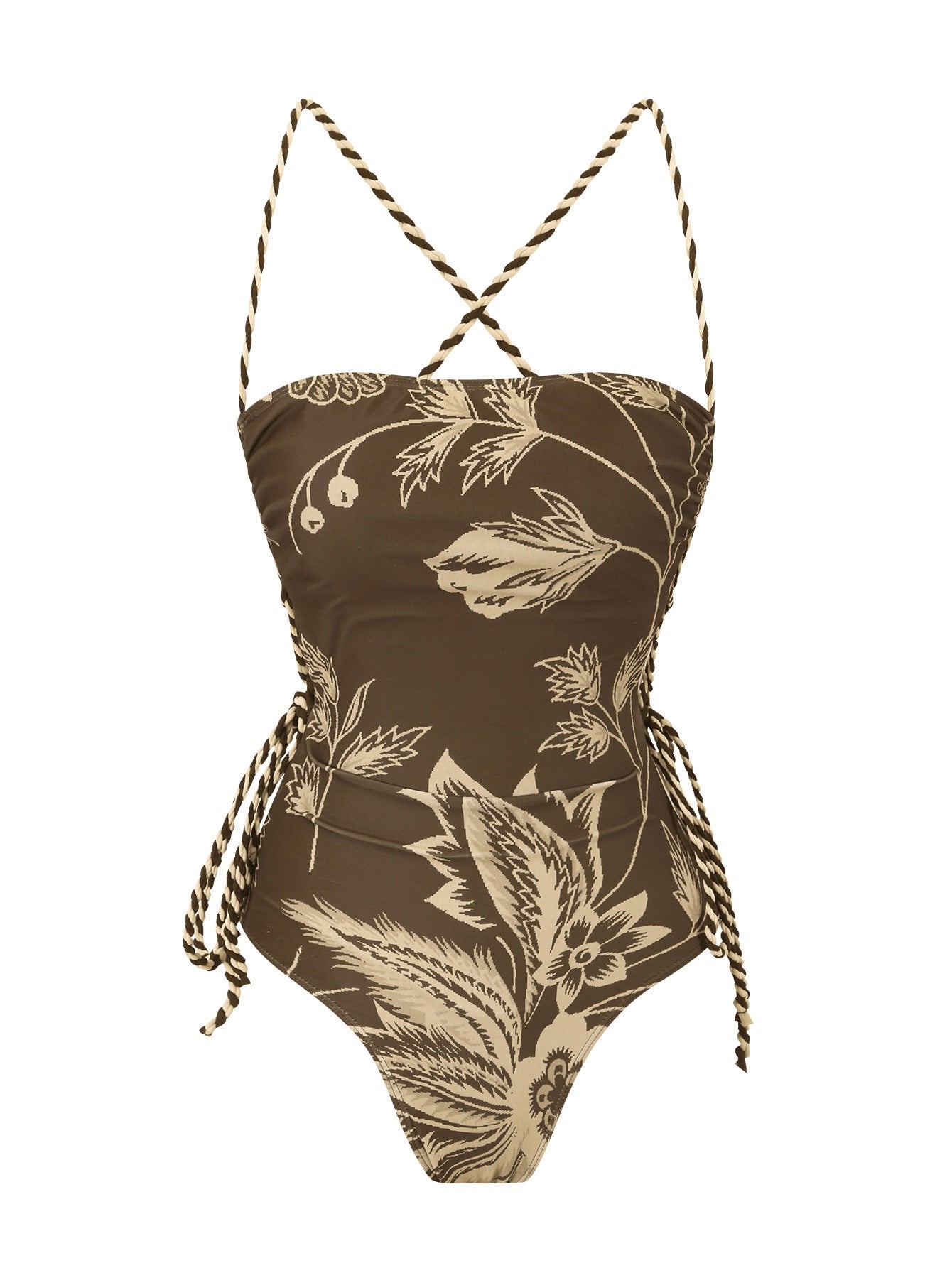 Pankh Amok Padded Monokini & Sarong Swim Set
