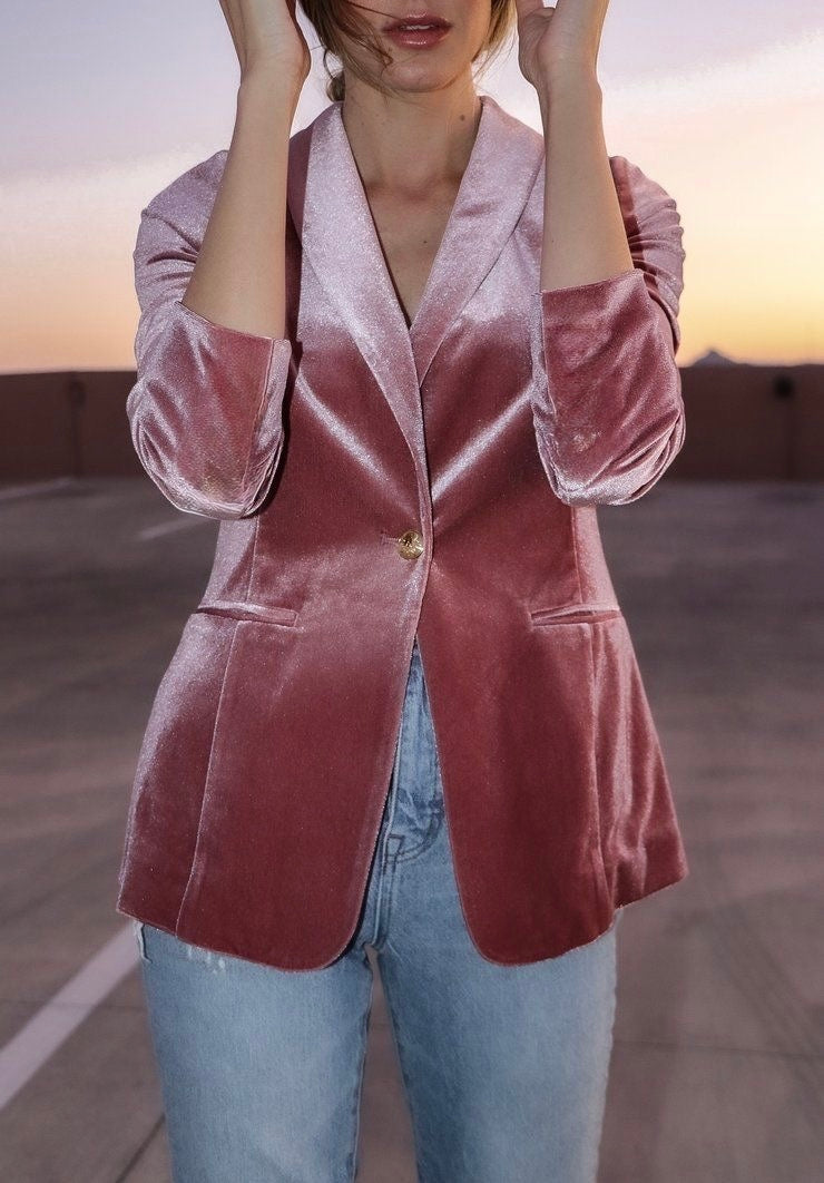 Pankh Aglio Elegant Velevt Blazer