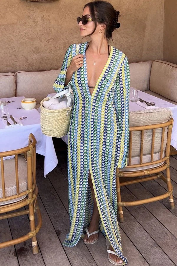 Pankh Evelyn Crochet Beach Wear Maxi Dress