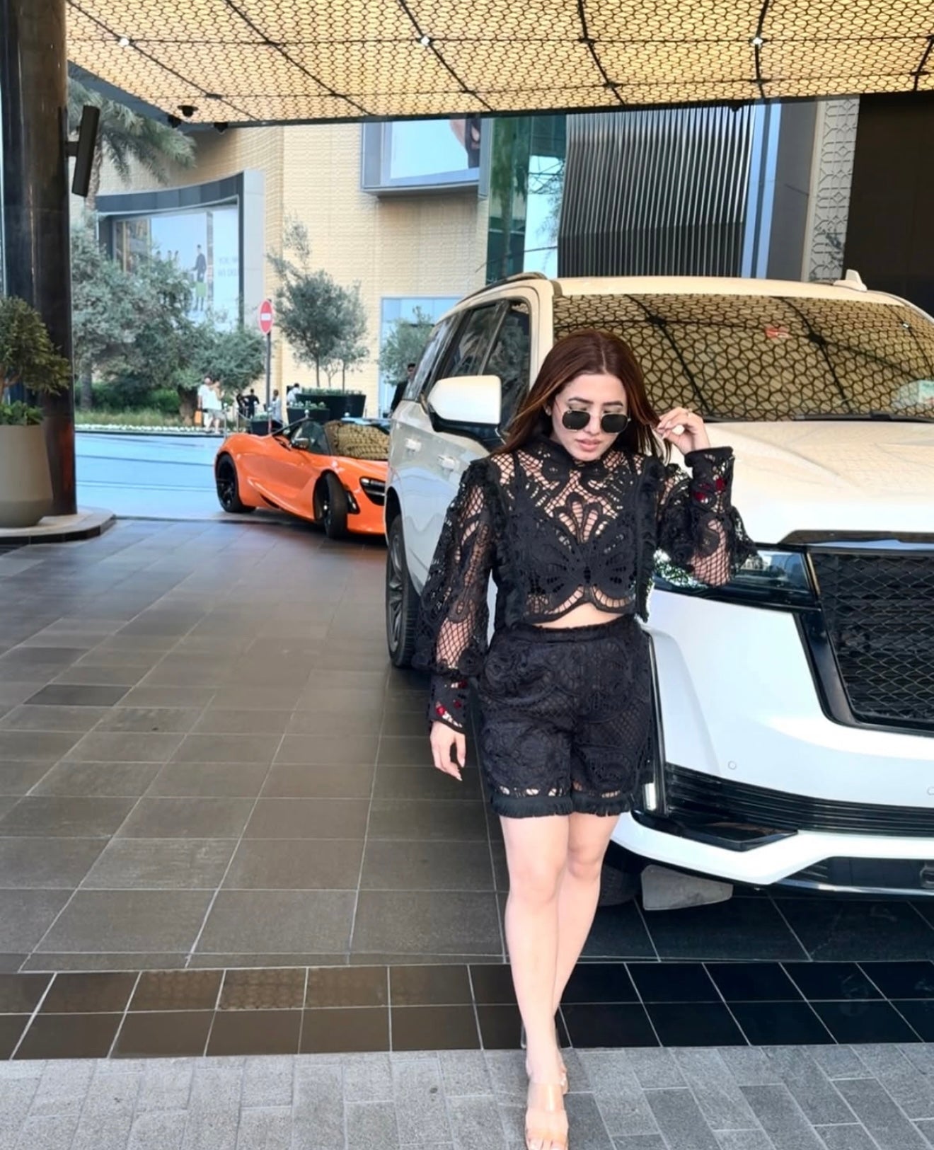 Pankh Reece Crochet Coord Set