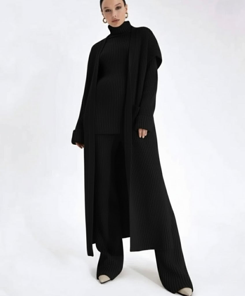 Pankh Mirka Ribbed wool 3 Piece formal Coord Set