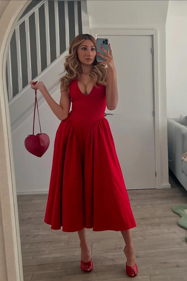 Pankh Alicia Halter Neck Midi Maxi Dress