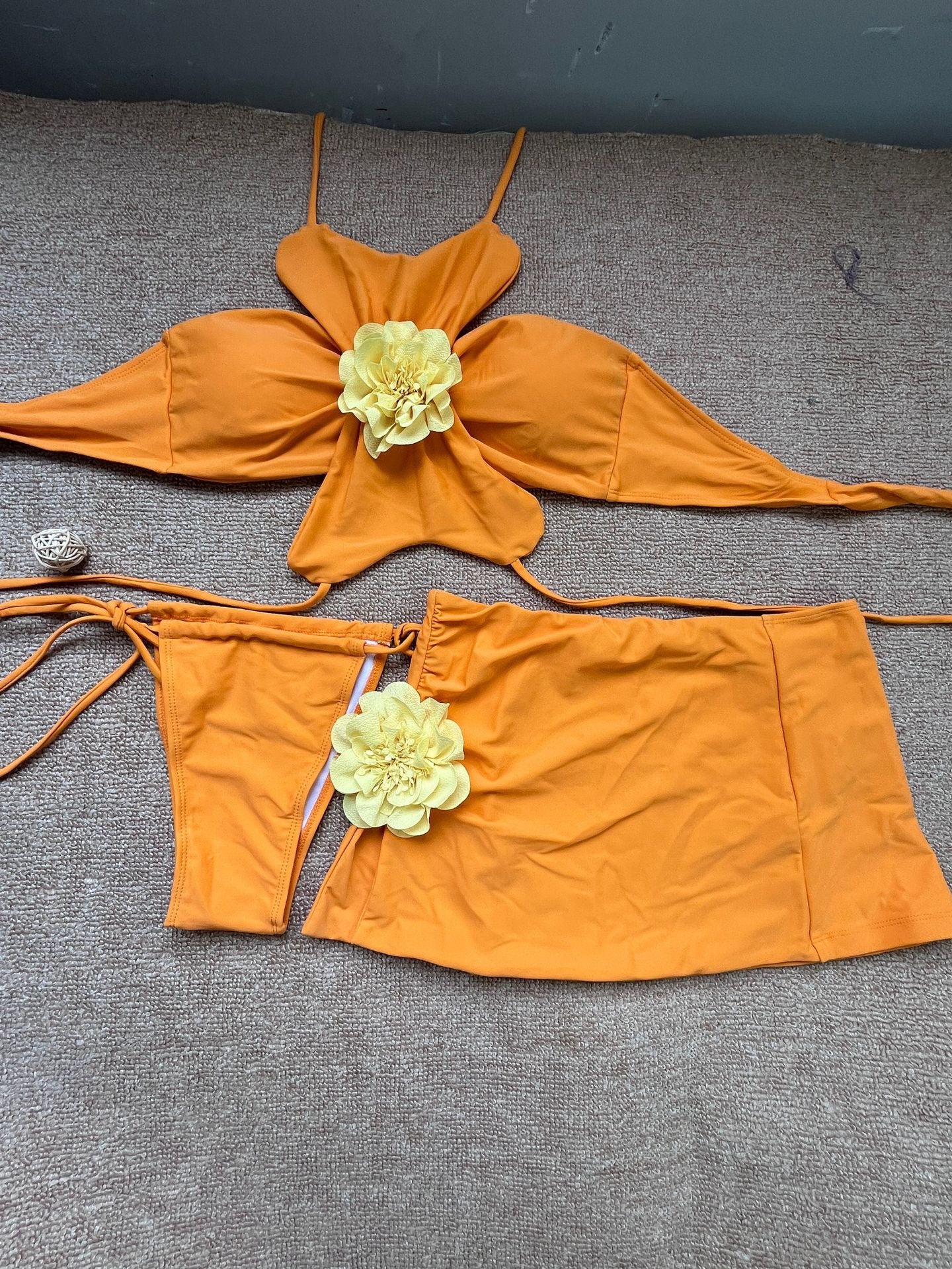 Pankh Slurpy Bikini and Mini Skirt Swimwear Set