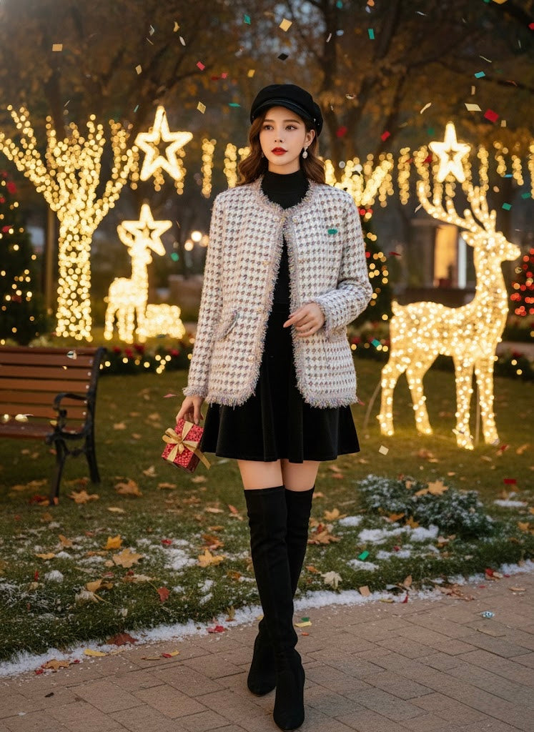 Pankh Iris Knit Cardigan Sweater/Blazer