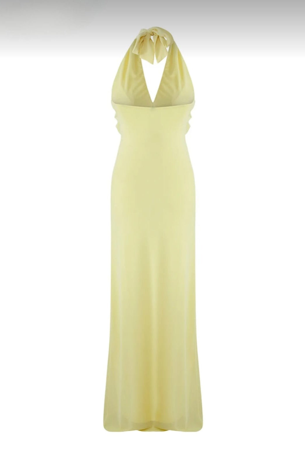 Pankh Onika Ruffle Butter Yellow Maxi Dress