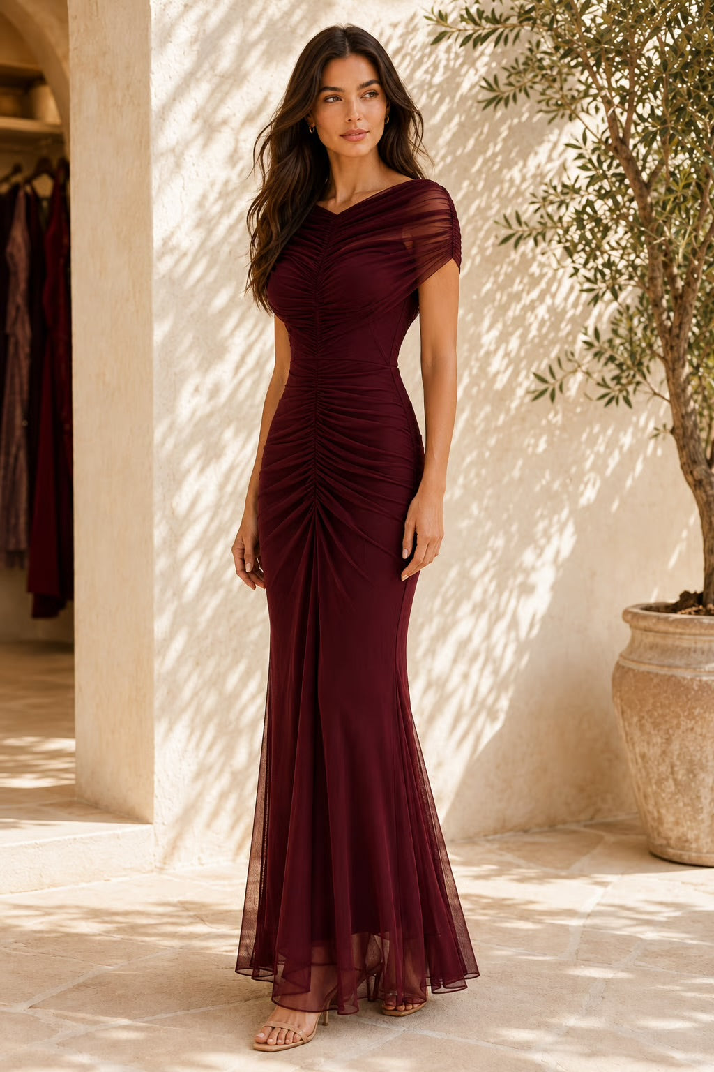 Yaraa Elegant Party Wear Maxi Dress