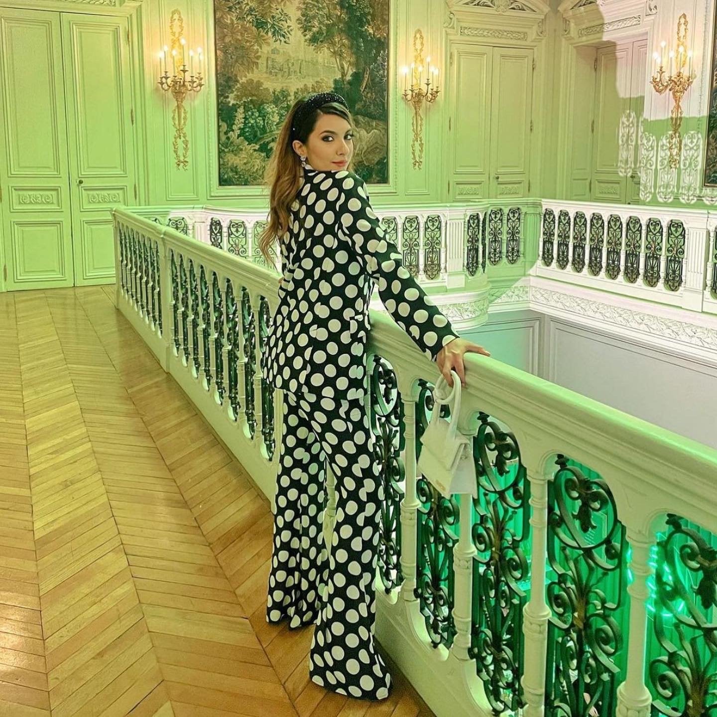 Pankh Annora Polka Dot Blazer and Pant set