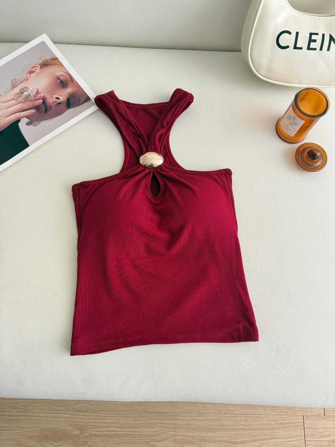 Pankh Kokum In Built Bra Padded Tank Top