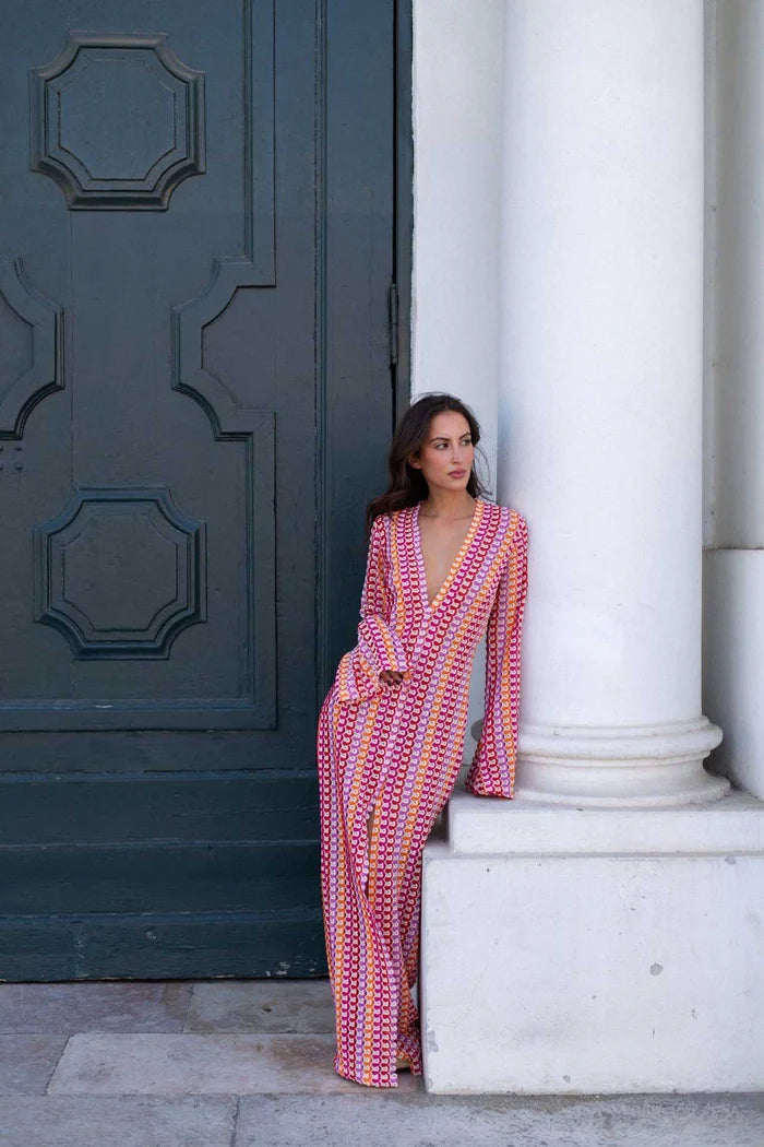 Pankh Evelyn Crochet Beach Wear Maxi Dress