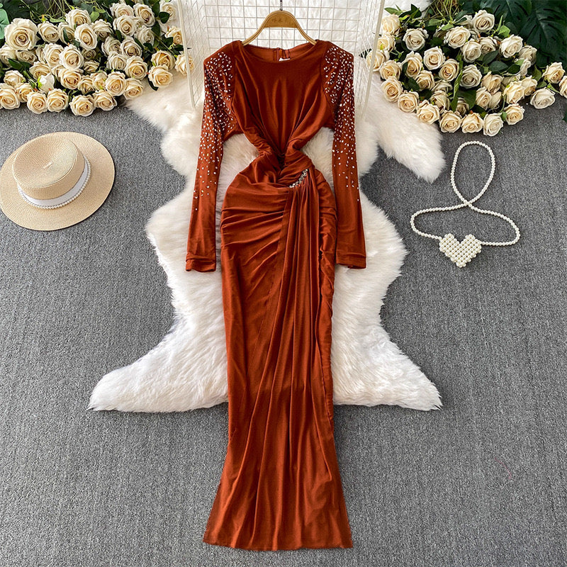 Pankh Sheom Party Wear Stone Embellished Maxi Dress