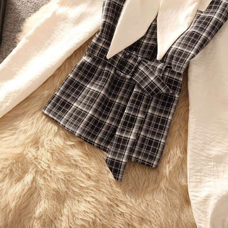 Pankh Volly Woolen High Fashion Jacket and Knit Top Set