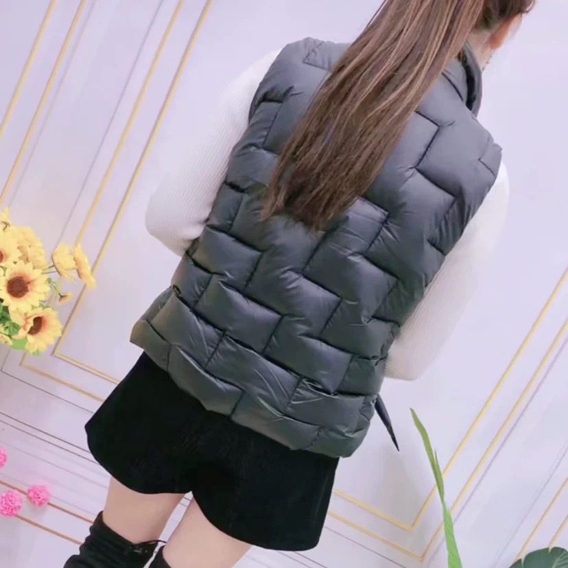 Pankh Calista Metallic Bomber Down Sleeveless Jacket