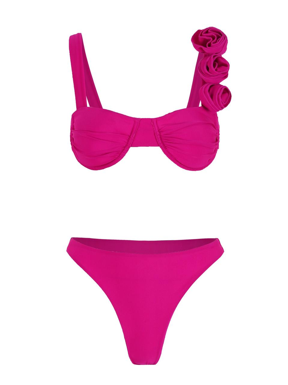 Pankh Martina Floral Embellished Bikini Set