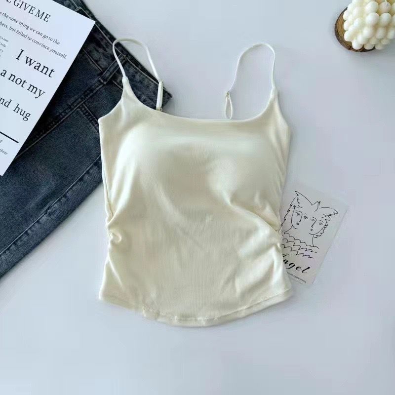 Pankh Izan Padded In built Bra Crop Tank Top