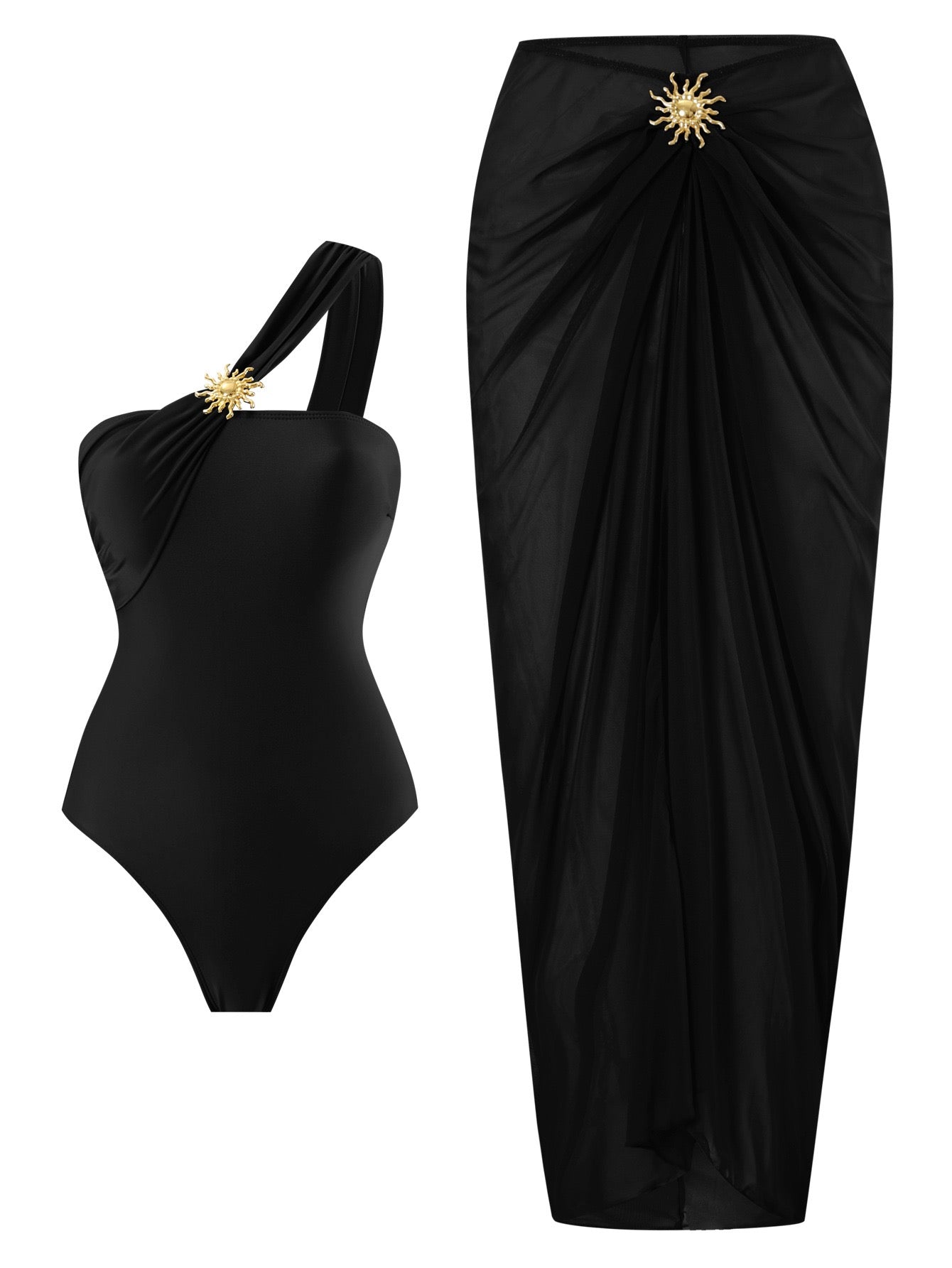 Pankh Montessori Monokini and Net Drape Skirt