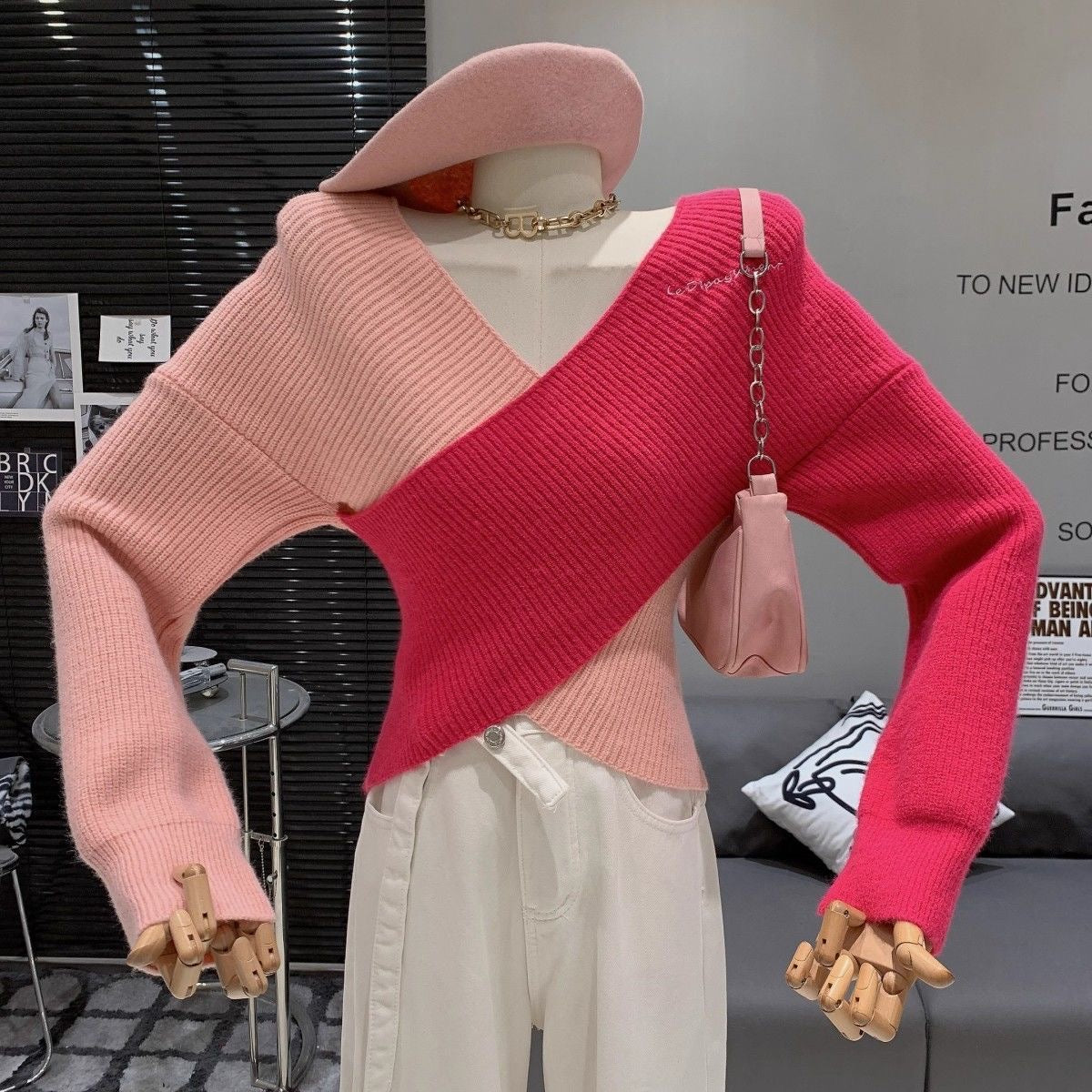 Pankh Barbie Dual Shade Knit Top