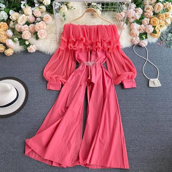 Pankh Gommy High Low Off Shoulder Blouse