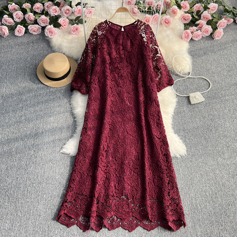 Pankh Liliana Crochet Maxi Dress
