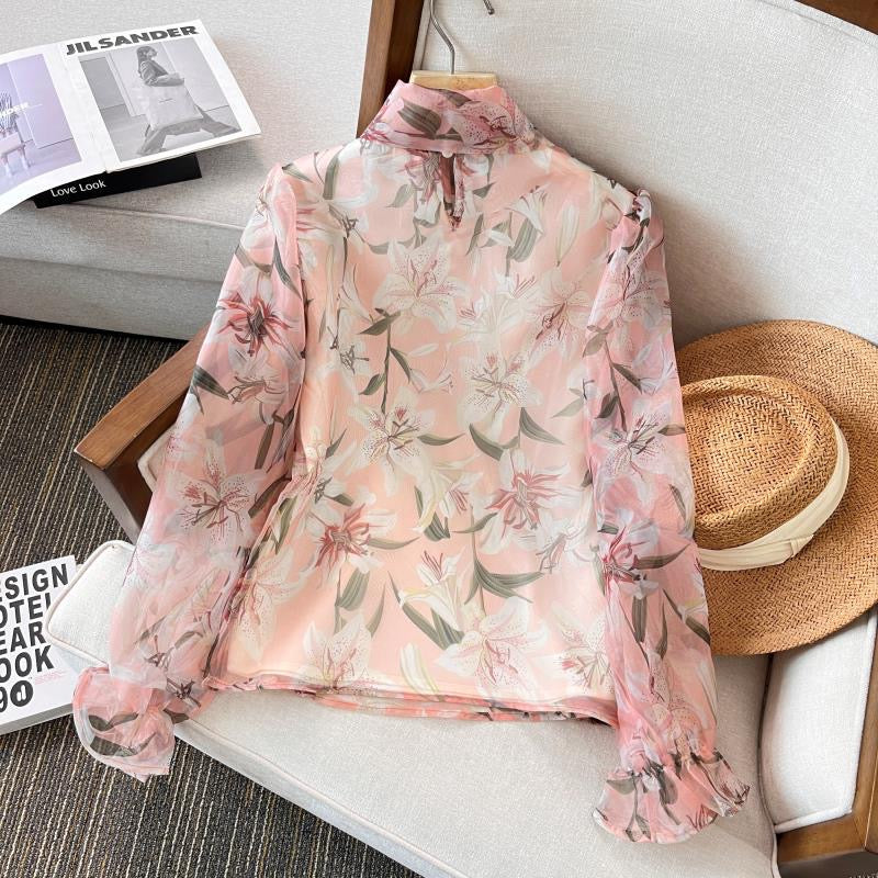 Pankh Moxie Floral Printed Organza Shirt