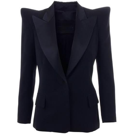 Pankh Andre Bold Extended Shoulder Formal Blazer And Short Set