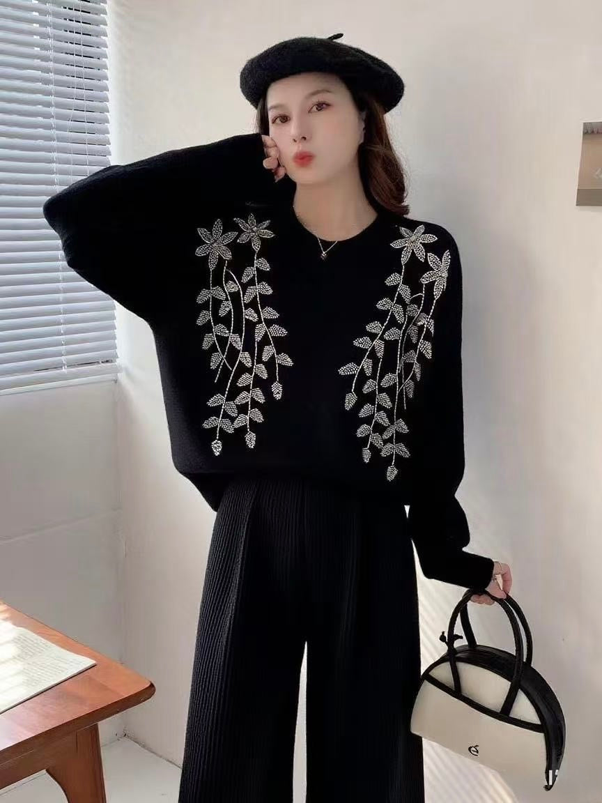 Pankh Crayon 3D Embroidered Woolen Coord Set