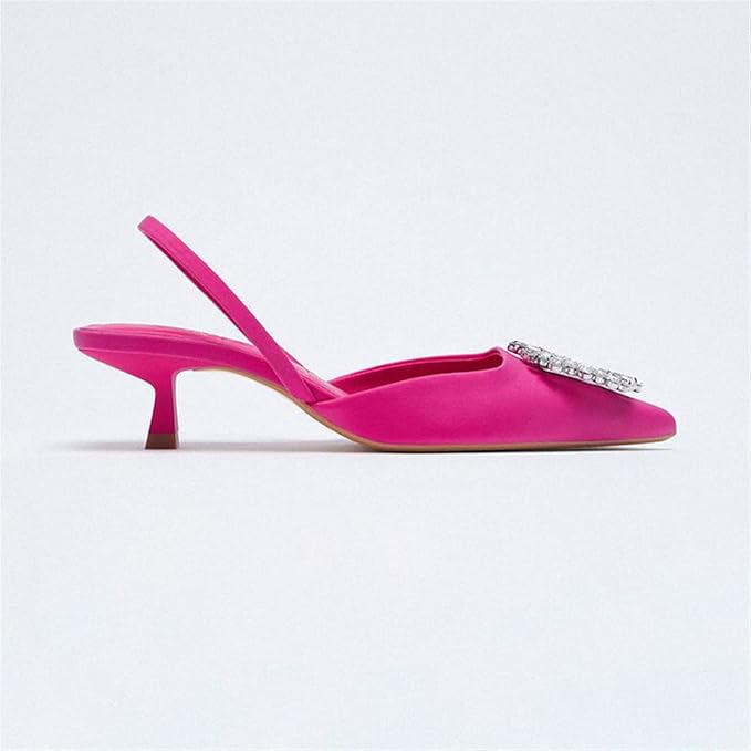Pankh Buji Stone Studded Kitten Heels