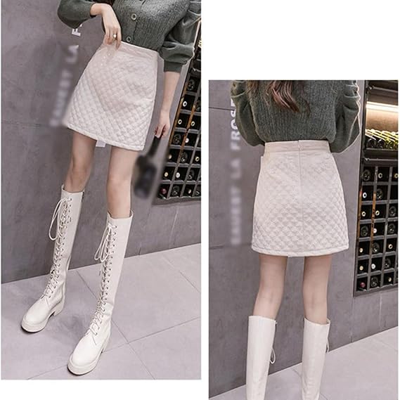 Pankh Twee Sequence Plaid Velvet Mini Skirt