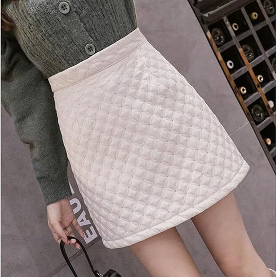 Pankh Twee Sequence Plaid Velvet Mini Skirt