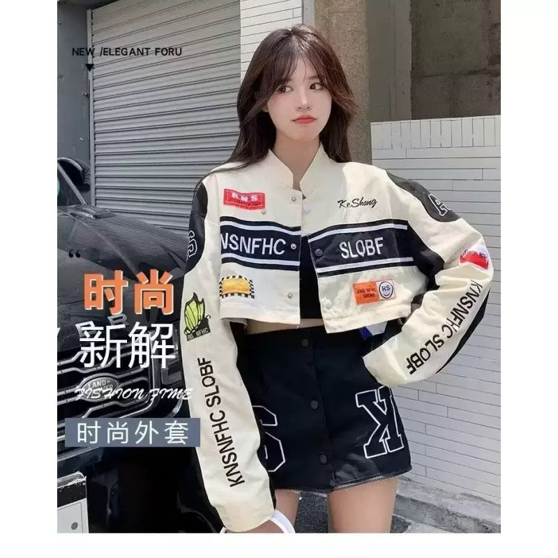 Shefu Biker Convertable Jacket Cum Coord Set