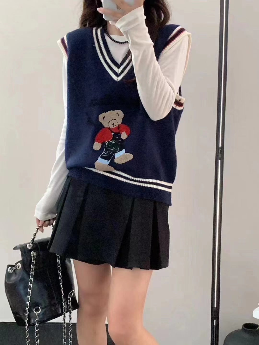 Pankh Ralph Bear sleeveless Knitwear sweater