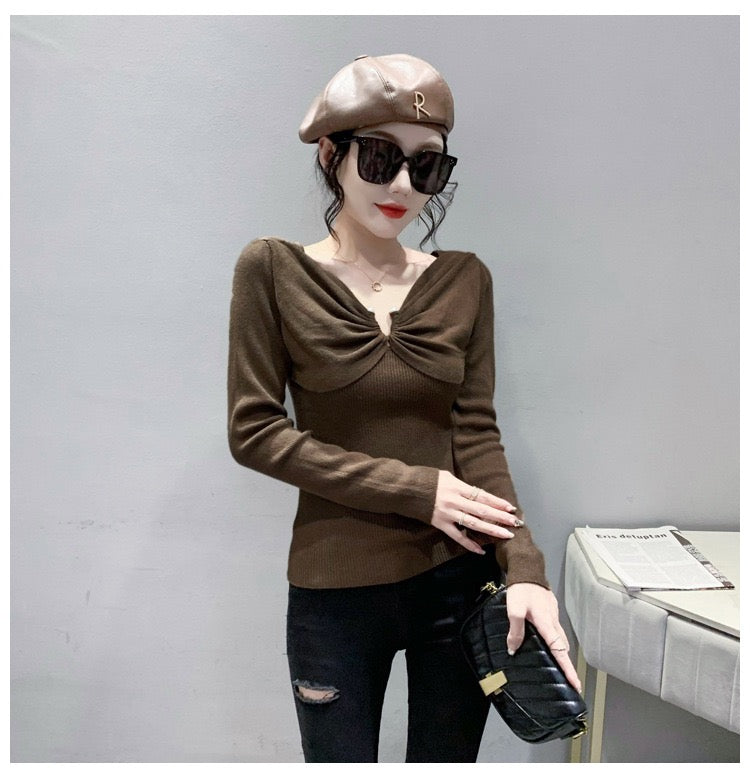 Pankh Riri Reversable Knit Full Sleeve Top