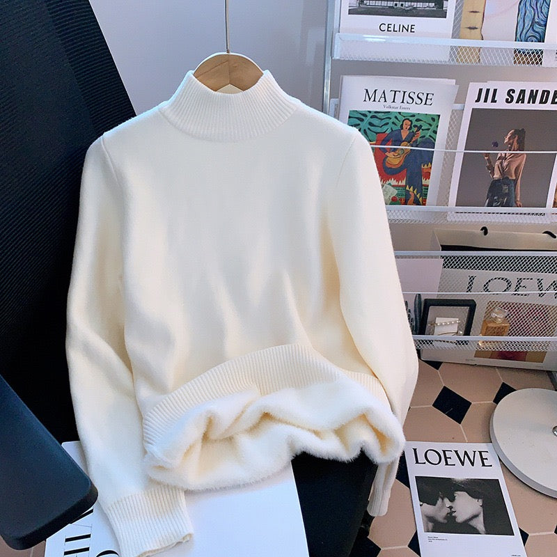 Pankh Loteto Luxe Fleece Lining Warm Pullover Winter Pullover Top