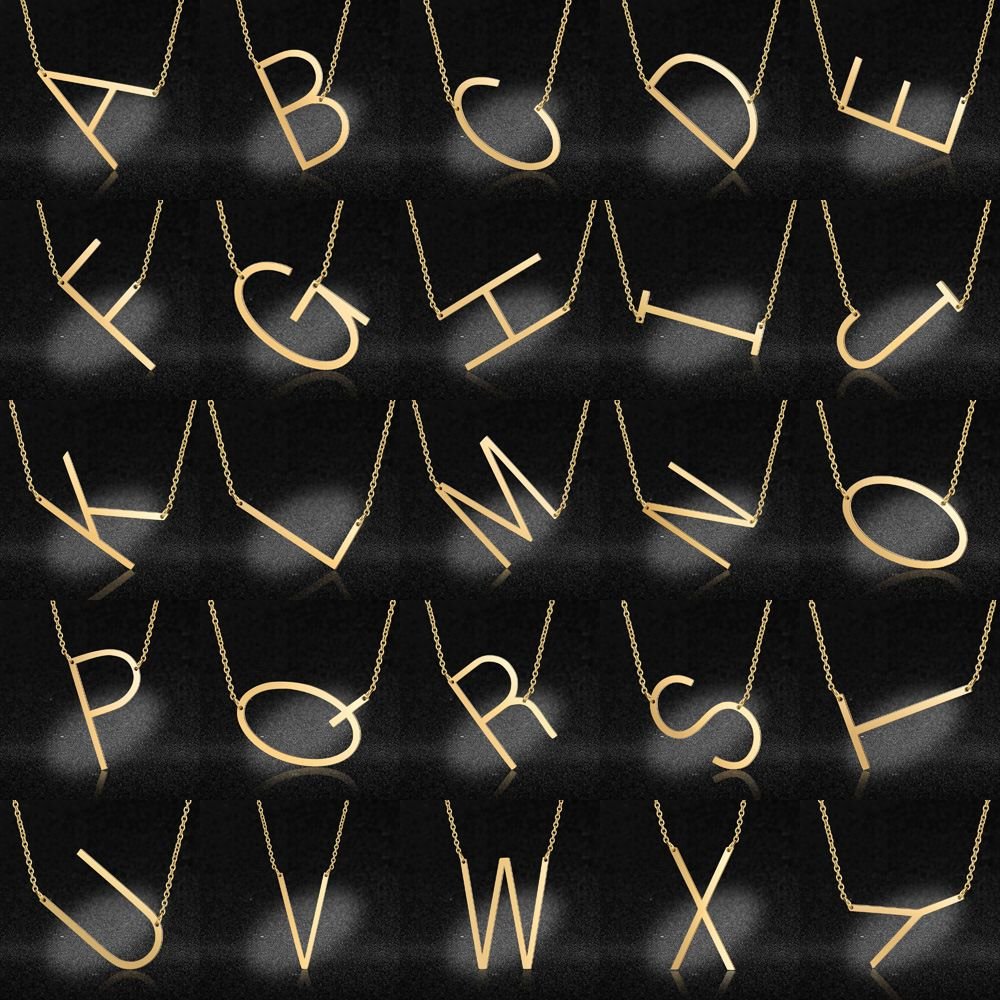 Pankh Initial Name Letter Chain