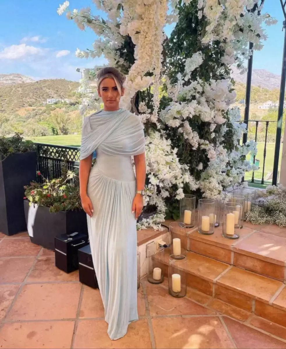 Pankh Katerina Elegant Draped Pleated Gown Dress